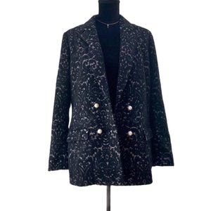 Vintage style black coat